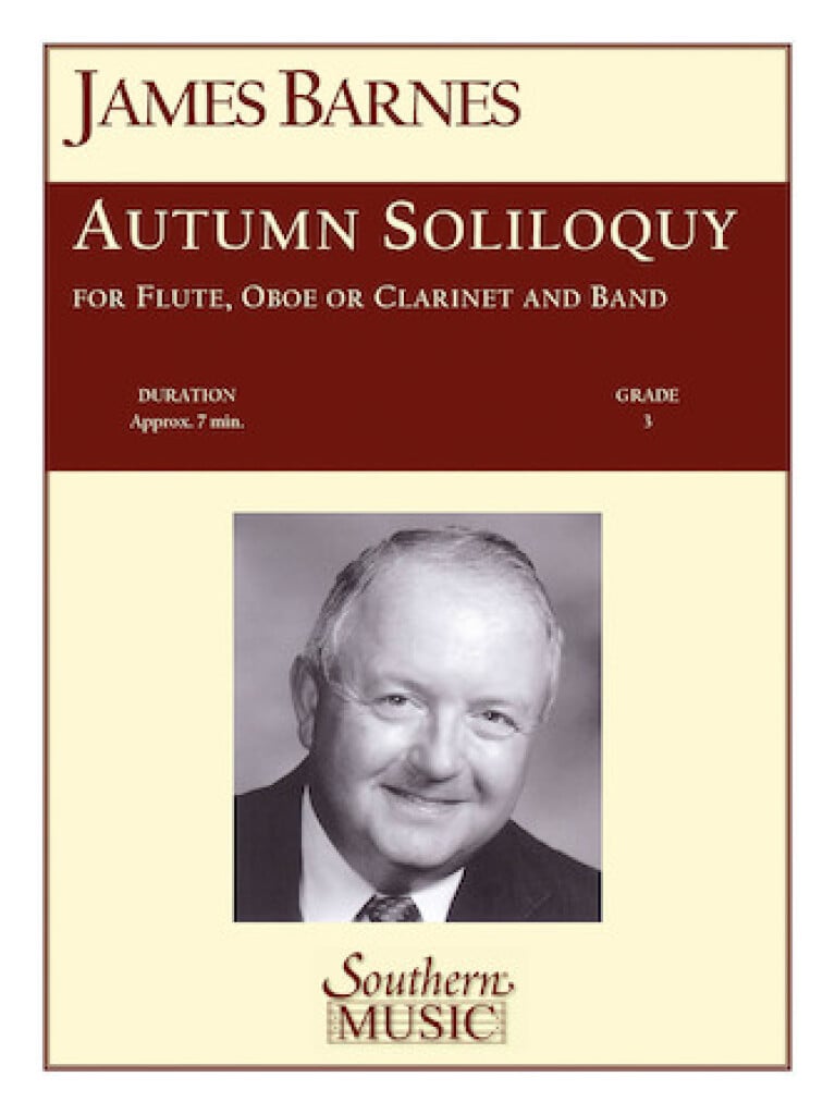 Autumn Soliloquy Solo For Flute, Oboe or Clarinet